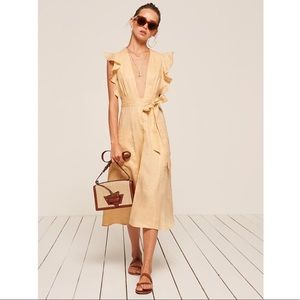 Reformation Linen Serengeti Dress